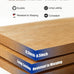 Mollywell Wood Panels for Wall, Walnut, 2 Pcs, 108x8 in