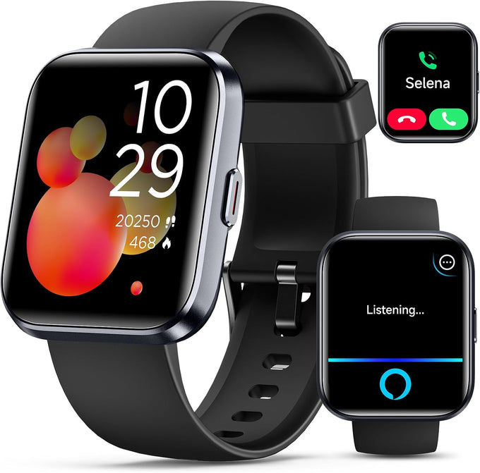 Smart Watch for Women/Men, Bluetooth Calling, Alexa built-in, iOS Android