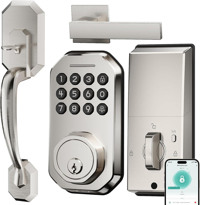 Ulecoce SL03 Front Door Lock Set, Keyless Entry Door Lock,Oil Rubbed Bronze