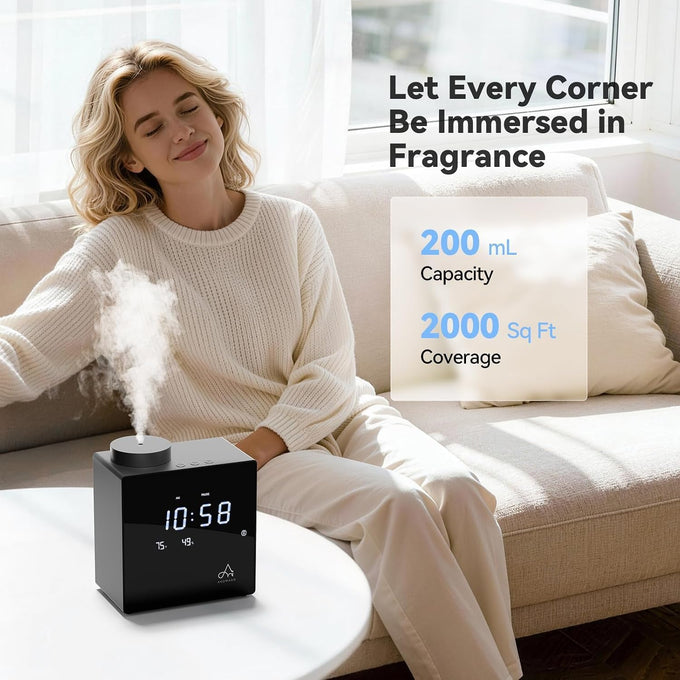 2026 Smart Waterless Diffuser, 2000 Sq.Ft Cold Air Scent Diffuser