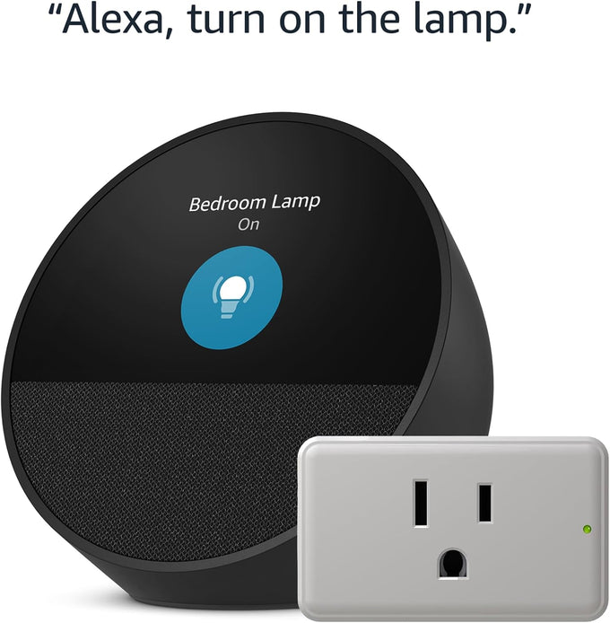 Echo Spot with Legrand Radiant Smart Plug
