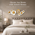 Tevqemi Large 3D Metal Wall Decor, Nature-Inspired Design