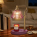 Flower Candle Warmer Lamp with Timer & 4-Level Dimmer, Adjustable Height