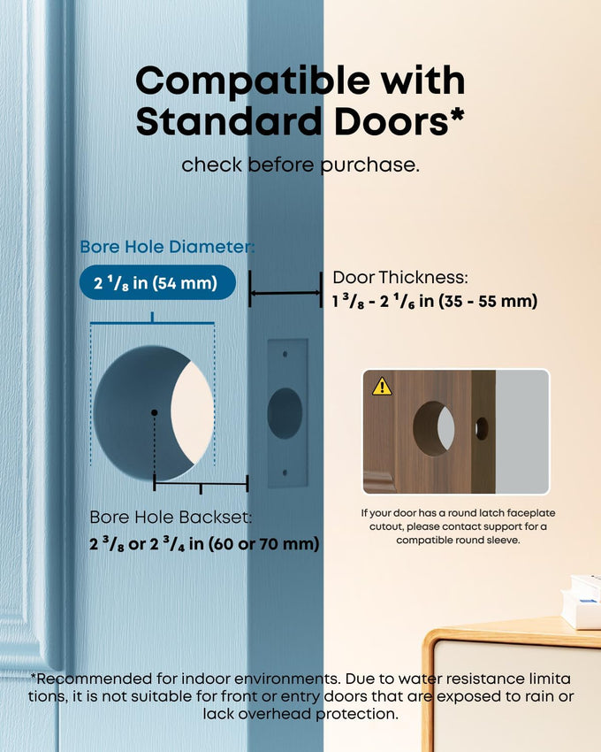 eufy Security Smart Lock FamiLock C32, Fingerprint Keyless Lock with Handle