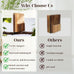 Book Cutting Board Set with Wooden Stand for Home Cooks