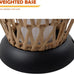 Solar Yard Outdoor Solar Lamp Woven Wicker Boho Lantern Floor Lamp, Decoration for Garden, Deck, Yard, Pathway, Oslo