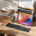ProtoArc XK01 TP Foldable Keyboard with Touchpad, 0.65 in Keycaps, Gray