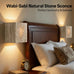 Travertine Wall Sconce Natural Stone Square Up Down Light Bedroom Hallway