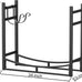 Fire Beauty Fireplace Log Rack 34 Inch Wood Storage Holder with 4 Tools