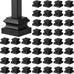 Moxweyeni 96 Pcs Iron Baluster Shoes for Square Staircase Balusters