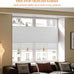 Cellular Shades Cordless, Blackout Top Down Bottom Up Honeycomb Blinds 2-in-1 Day Night Cellular Blinds, Custom Size Pull Down Pleated Accordion Shades for Windows (White, 26-27"W x 41-48"H)