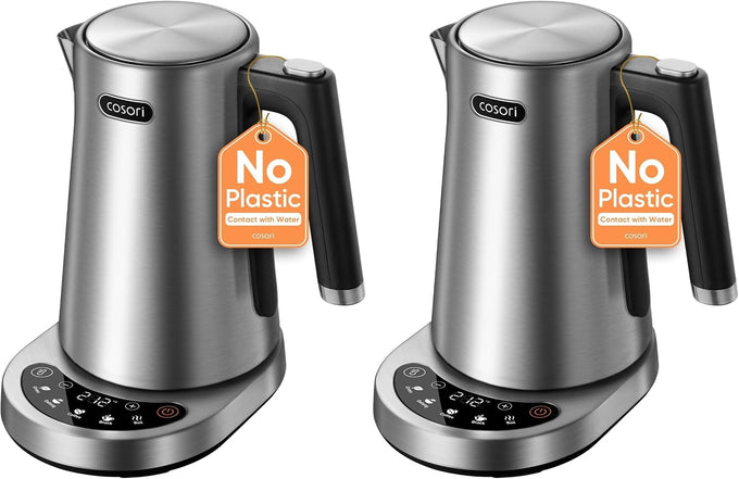 Cosori Stainless Steel Electric Kettle with Temperature Control, 1.7L