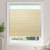 LazBlinds TDBU Cellular Shades, Light Filtering-White, 36" W x 64" H