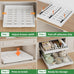 PAKETA 4 Pack Expandable Pull Out Cabinet Organizer,21" Deep