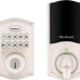 Kwikset HomeConnect 620 Z-Wave Long Range Enabled Keypad Smart Lock Convenient Keyless Entry, Customizable User Codes, Ring Alarm Compatible, Hub Required, Sold Separately Satin Nickel Traditional