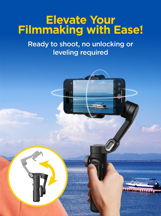 AOCHUAN Smart XE w/Focus/Object Track Gimbal Stabilizer for iPhone Gimbal
