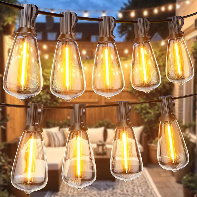 GPATIO Outdoor String Lights, 100FT LED Waterproof Patio Lights for Outside