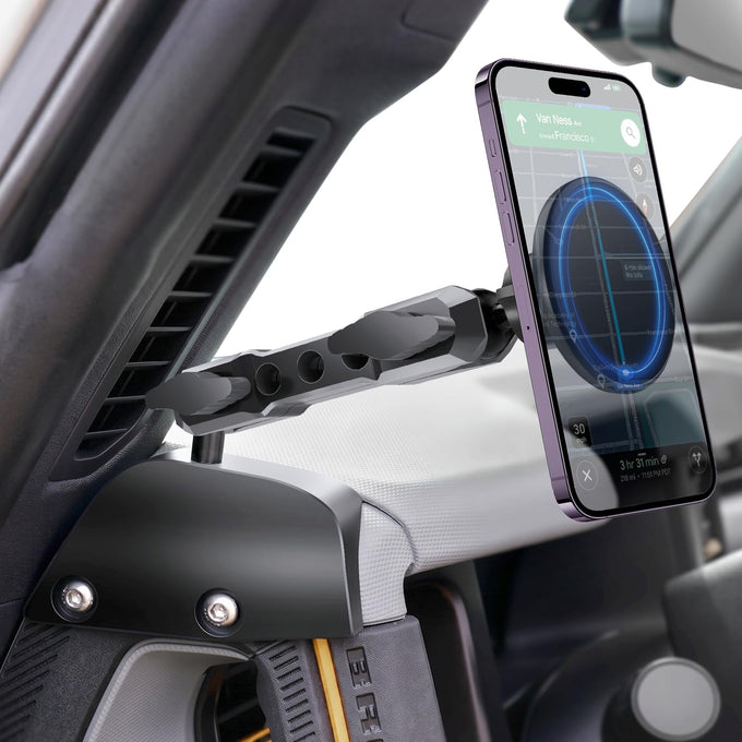 Magnetic Wireless Charging Phone Mount for Ford Bronco 2021-2026 2/4 door
