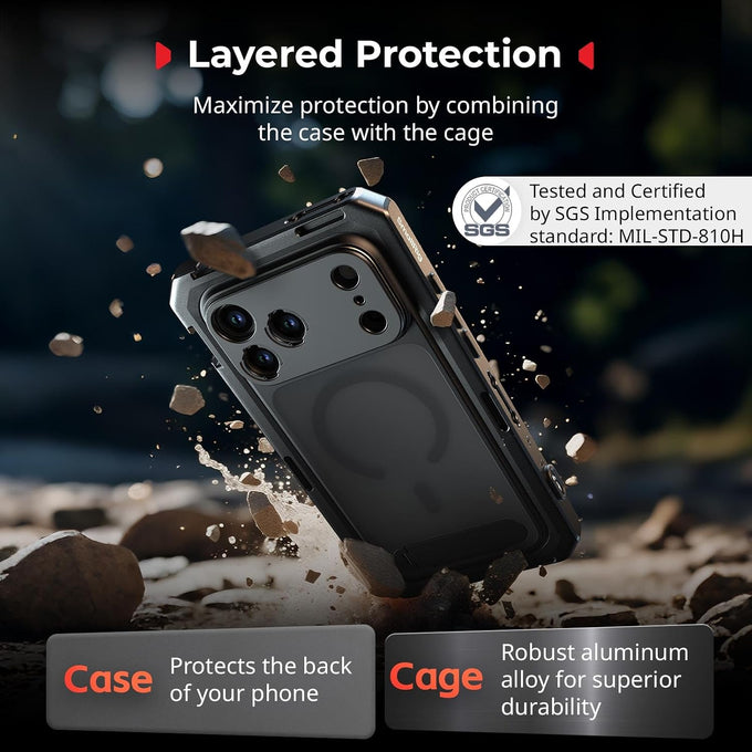 SMALLRIG Mobile Video Cage for iPhone 17 Pro (Flagship)- 5542