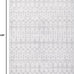 Carvapet Washable 6x9 Moroccan Boho Area Rug Gray Carpet