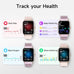 Smart Watch for Women, 1.85" HD Smartwatch (Answer/Make Calls), 2 Bands
