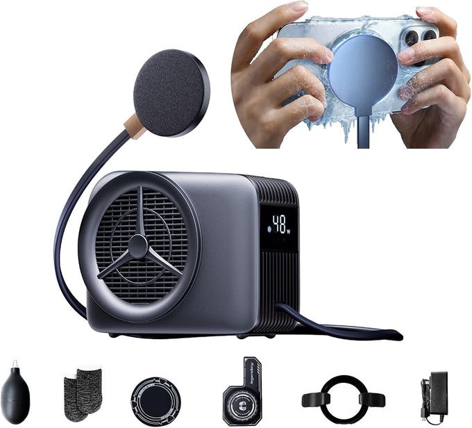 Phone Cooler for Gaming, Magnetic Cell Phone Cooler for iPhone Cooling