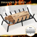 Good GAIN Fireplace Grate 26in Heavy Duty w/Ember Retainer,Fire Log Holder