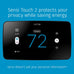 Sensi Touch 2 Smart Thermostat Wi-Fi, Alexa, Energy Star Certified, ST76