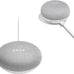 Google Nest Mini 1st Generation Bluetooth Speaker (International Version) with US Power Adapter (Chalk), Gray, GG1STAPG1