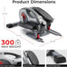 Sunny Health & Fitness Sitting or Standing Under Desk Elliptical Exerciser