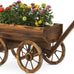Notume Garden Wooden Decor Rustic Wishing Well Planter Outdoor Home Décor for Patio, Upgrade Wishing Well Garden, Yard Hanging Bucket Patio Lawn Backyard Home Decor