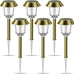 XMCOSY+ Solar Pathway Lights Outdoor, 6 Pack Solar Light Outdoor Waterproof