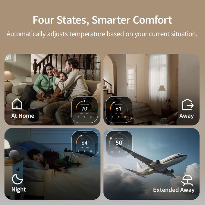 Aqara Smart Thermostat W200 with Apple Adaptive Temperature