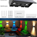 Solar Fence Lights Outdoor,5 Color Modes Up & Down Solar Wall Lights,12Pack