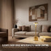 Cordless Table Lamp Set of 2, Gold Rechargeable Table Light