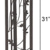 Panacea Fireplace Tool Set 5 Piece, Oak Leaf 30", Colonial Brown