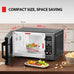 TOSHIBA Countertop Microwave Oven, 1.2 Cu.Ft, 1000W, Black