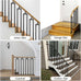 3 Pack U Shape 36" Stair Balusters with Adjustable Top Bracket for Staircase Interior, Baluster for Stair Handrail Indoor Steps by LukLoy