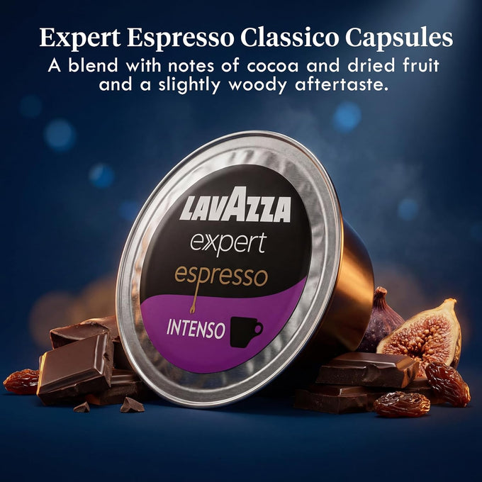 Lavazza Expert Espresso Intenso Capsules Dark Roast Coffee Pods 72ct