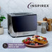 Inspirex Touch Screen Display Smart Toaster, 2 Slice with 8 Bread Type and 7 Browning Modes, Automatic Lowering and Raising, Digital Countdown, Modern Style, Stainless Steel