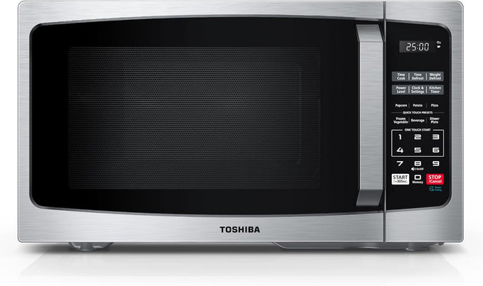 TOSHIBA Countertop Microwave Oven, 1.2 Cu.Ft, 1000W, Black