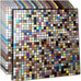 10 Sheets Peel and Stick Backsplash Tile, Self-Adhesive Mosaic Tile, Stick on Kitchen, Bathroom Vanities, Fireplace Décor, Laundry Table (1.0 Mixed Colors)