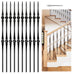 Muzata 5 Pack 44" S Scroll Hollow Iron Balusters WT03