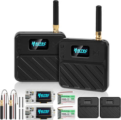 2 Set ESP32 LoRa V3 Development Board with 915MHz Antenna + 1100mAh Battery + Meshtastic Case, ESP32-S3 SX1262 Integrated WiFi Bluetooth OLED Display for Arduino LoRaWAN (N32 Plus, Black)