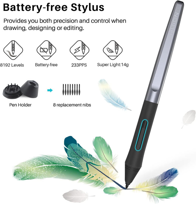 HUION Inspiroy H640P 6x4 inch Drawing Tablet 8192 Pen Pressure