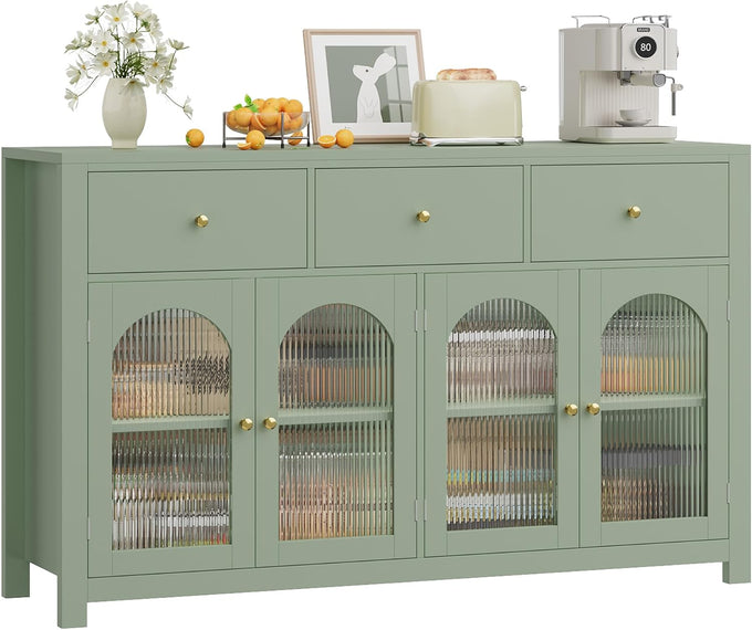 FINETONES Buffet Cabinet with Storage, Kitchen Storage Cabinet for Home