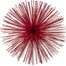Modern Day Accents 5250 Erizo Spiked Large Red Sphere, 10" D