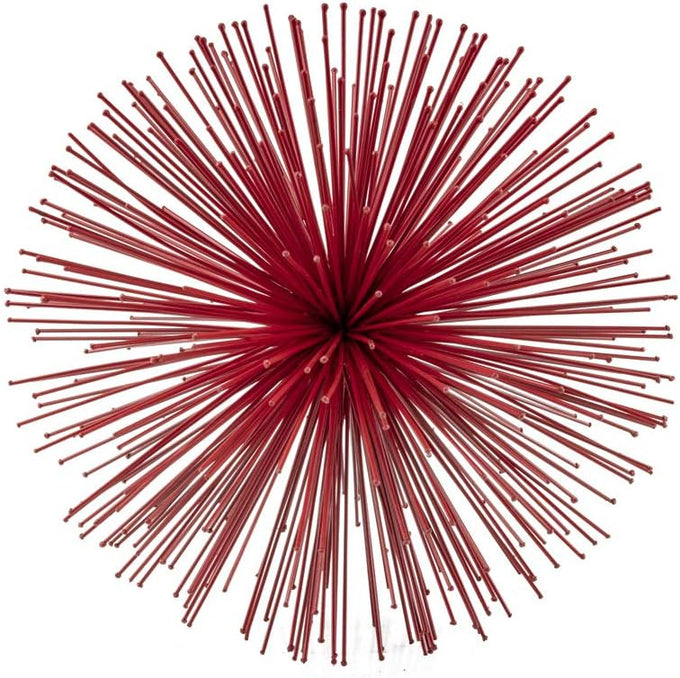 Modern Day Accents 5250 Erizo Spiked Large Red Sphere, 10" D
