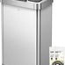EKO Mirage-T 50 Liter / 13.2 Gallon Touchless Rectangular Motion Sensor Trash Can or Recycling Bin, Brushed Stainless Steel Finish