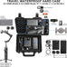 Lekufee Portable Waterproof Hard Case for DJI Osmo Mobile 8, Osmo Mobile 7P / 7, Gimbal Stabilizer, DJI Mic 3/2 / Mic Mini & More Accessories(Case Only)